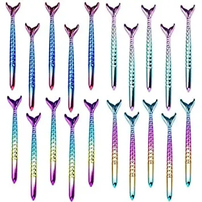 Trending Trunks 12 Pcs Mermaid Ball Pens set Navratri Gifts For Girls /Kanjak Gifts /Birthday Return Gifts In Bulk For Kids, Girls, Boys (Multicolour, Pack Of 12)
