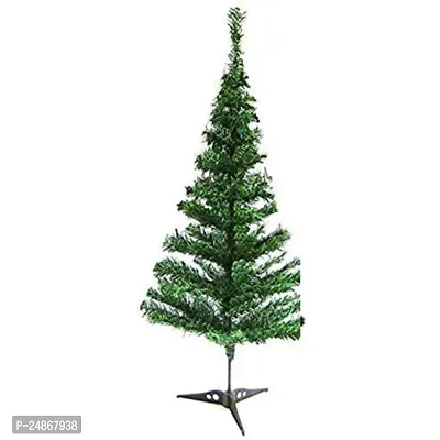 VeeCraft Artificial Christmas Tree with Stand for Christmas Decoration  Return Gift, for Home Office Table Top Canter Table Indoor Outdoor Decoration (Simple, 5 Feet, 60, 150 CM)