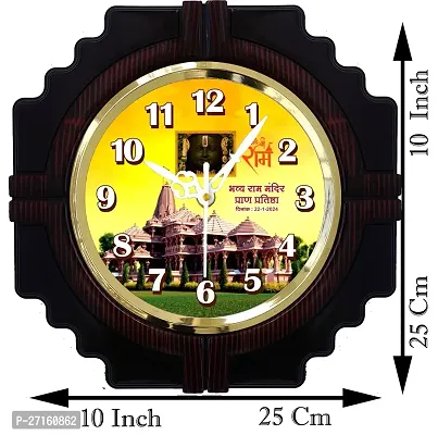 Classic Black Plastic Analog Wall Clock For Home,Living Room