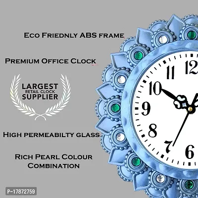 Designer Multicoloured Plastic Analog Wall Clock-thumb2