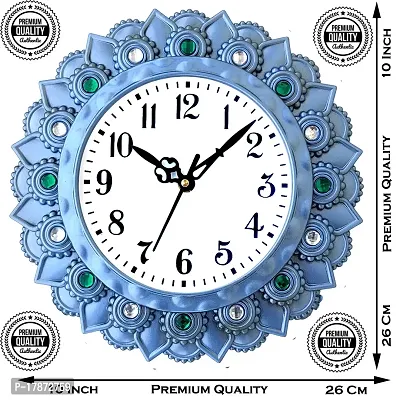 Designer Multicoloured Plastic Analog Wall Clock-thumb3