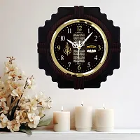 Designer Multicoloured Plastic Analog Wall Clock-thumb3