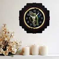 Designer Multicoloured Plastic Analog Wall Clock-thumb1