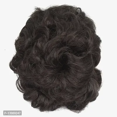 Out Of Box Funky Bun 4 inch Hair Extension(Natural Brown)-thumb2
