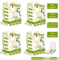Docpad Light Period Days Ultra Soft With Anion Strip Regular Panty Liner (Pack of 40)-thumb1