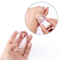 Out Of Box Professional Clear Silicone Translucent Anti-Sponge Makeup Applicator Blender for Contouring BB CC Cream (2 Pieces)-thumb2