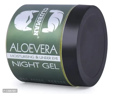 Clubmanreg; Aloevera Moisturising  Under Eye Night Gel For Men (100 ml)