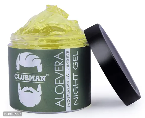 Clubmanreg; Aloevera Moisturising  Under Eye Night Gel For Men (100 ml)-thumb3