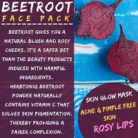 HerbtoniQ 100% Natural Beetroot, Wild Turmeric and Kaolin Clay Powder For Face Pack(475 Gram)-thumb1