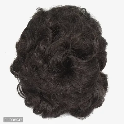 Out Of Box Funky Bun 4 inch Hair Extension(Natural Brown)-thumb0