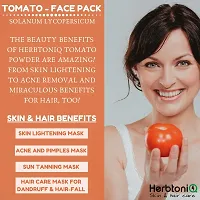 HerbtoniQ 100% Natural Tomato, Wild Turmeric and Kaolin Clay Powder For Face Pack(525 Gram)-thumb1