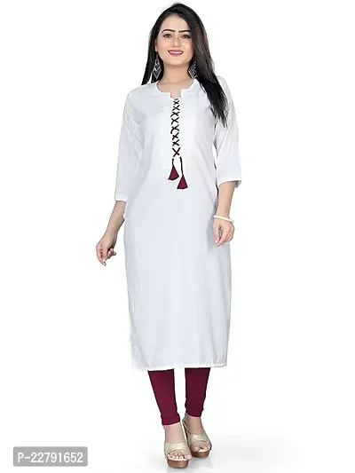 Women Stylish Cotton Printed Straight Kurta