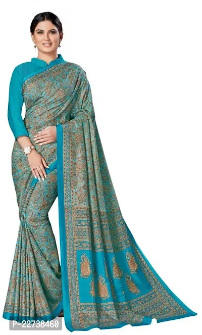 Beautiful Multicoloured Art Silk  Self Pattern Saree with Blouse Piece For Women-thumb0