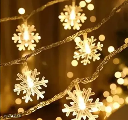 Snowflake String LED Light For Diwali Gift Best Diwali Gift for friend Family Relative Diwali Gifts Best Diwali Decorative Light Lamp-thumb0