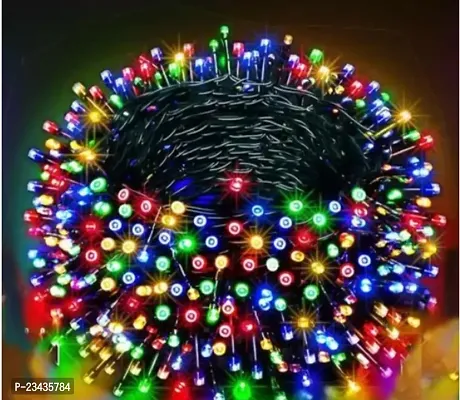 Multicolor Serial String Led Light with 8 Modes Changing Controller Waterproof Serial Lights for Decoration Long for Home Diwali Decoration Christmas Patio Garden 55 Meter Pack of 1-thumb0