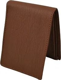 Men Brown Artificial Leather Wallet  (8 Card Slots)-thumb3