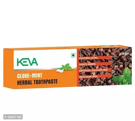 Keva Antibacterial Clove-Mint Herbal Toothpaste-thumb0