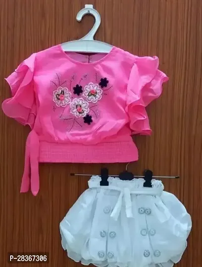 Classic Printed Clothing Set for Kids Girl