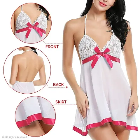 Fancy Babydoll Dresses With Panty for Women