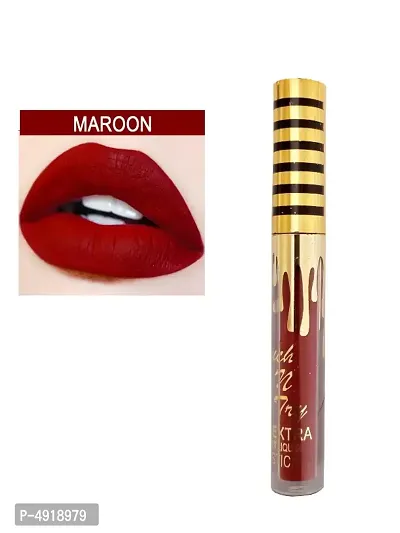Makeup Beauty Professional Liquid Maroon Lipstick