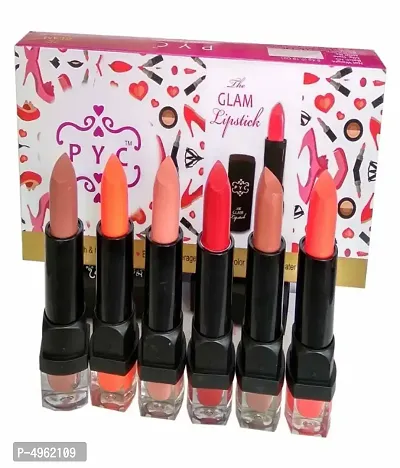 Makeup Beauty Professional Matte Lipstick Set of 6-thumb0