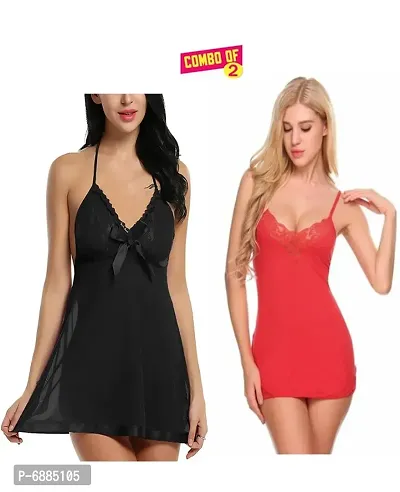 Buy Trendy Hot Honeymoon short Transparent Women baby doll Nightdress  Nighty Sleepwear Free Sizen(28 to 34)inch Online In India At Discounted  Prices