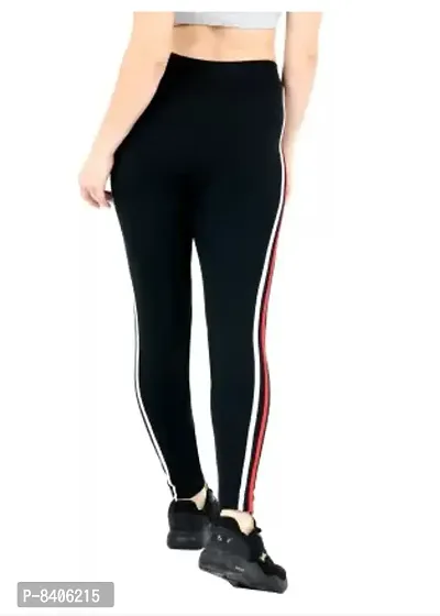 Wholesale Black And White Striped Gym Leggings From Gym Clothes