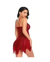 Womens Hot Babydoll Nighty, Lingerie Set for H)Inch-thumb2