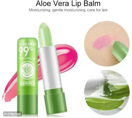 Makeup Beauty Aloevera Magic Lip Balm Pink Color