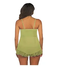 Women's  Girl's Hot Sexy Babydoll Night Dress| Sexy Dress Green Night Dress Fit Size(28 to 36) inch-thumb1