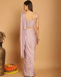 Beautiful Art Silk Saree With Blouse Piece For Women-thumb2