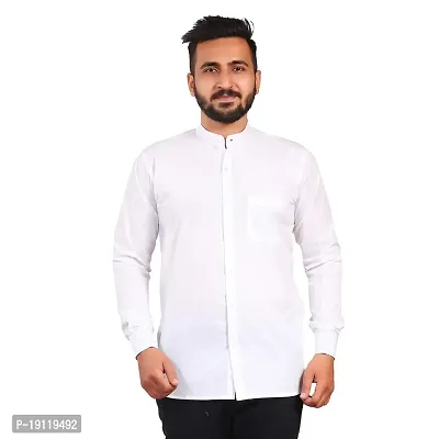 Aarav Boss Men's White Formal Shirt (Size- XL)