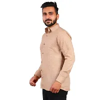 Aarav Boss Men's Brown Formal Shirt (Size- 7XL)-thumb1
