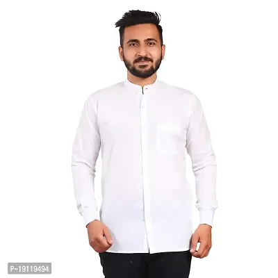 Aarav Boss Men's White Formal Shirt (Size- 7XL)