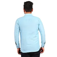Aarav Boss Men Sky Blue Formal Shirt (Size- XL)-thumb3