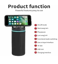 Great Bluetooth Speaker Portable with Mobile Holder, with USB, Memory Card and Connectivity (Kt-125)-thumb3