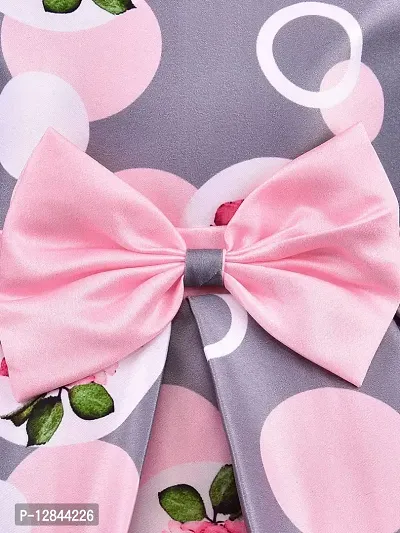 OMLI Steffi Love Baby Girls Midi/Knee Length Festive/Wedding Dress Floral (Pink, Sleeveless)(2-3 Years)-thumb3