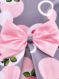 OMLI Steffi Love Baby Girls Midi/Knee Length Festive/Wedding Dress Floral (Pink, Sleeveless)(4-5 Years)-thumb2