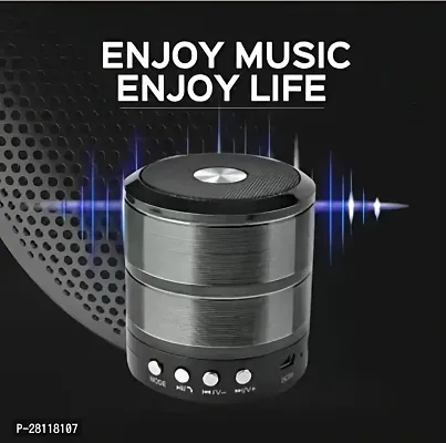 Mini Wireless Bluetooth Speaker WS 887 with FM Radio, Memory Card Slot, USB Pen Drive Slot, AUX Input Mode-thumb2