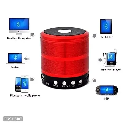 Mini Wireless Bluetooth Speaker WS 887 with FM Radio, Memory Card Slot, USB Pen Drive Slot, AUX Input Mode-thumb3