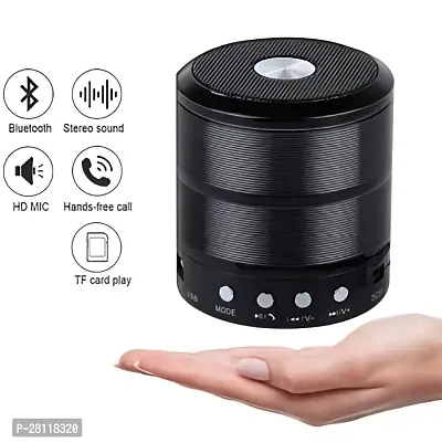 Mini Wireless Bluetooth Speaker WS 887 with FM Radio, Memory Card Slot, USB Pen Drive Slot, AUX Input Mode-thumb0