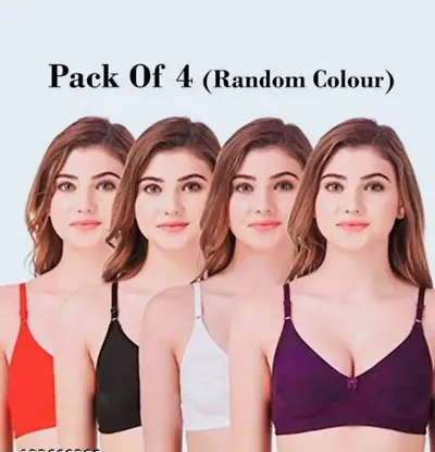 ANVI Enterprises, Women Non Padded Bra Pack of -4