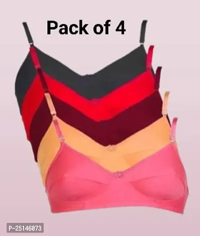 Classic Women Innerwear Bra Pack of 4-thumb0