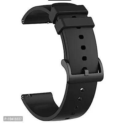 Black Smart Watch Strap 22 mm Pack of 1