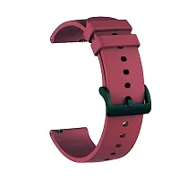 Smart Watch Mehroon Strap 22 mm Pack of 1-thumb1