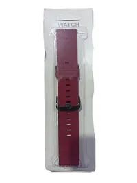 Smart Watch Mehroon Strap 22 mm Pack of 1-thumb2
