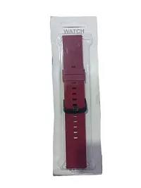 Smart Watch Mehroon Strap 22 mm Pack of 1-thumb4