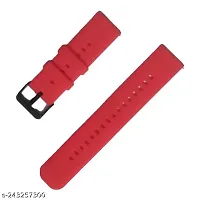 Pure Red 22mm Smart Watch Strap-thumb1