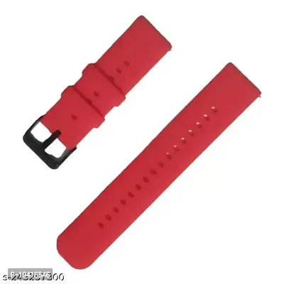 Pure Red 22mm Smart Watch Strap-thumb2