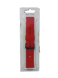 Pure Red 22mm Smart Watch Strap-thumb2